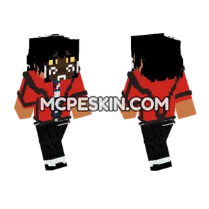Michael Jackson Thriller Outfit Minecraft Bedrock skin