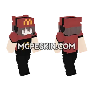 Michel McDonald's Uniform Minecraft Bedrock skin