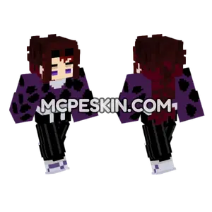 Michikatsu Tsugikuni Hashira Lunar Minecraft Bedrock skin