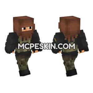 Middle Eastern Insurgency Soldier Minecraft Bedrock skin