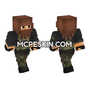 Middle Eastern Insurgency Soldier Minecraft Bedrock skin