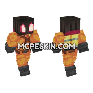 Miles Morales Skin Minecraft Bedrock skin