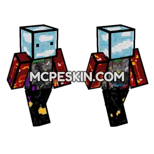 Minecraft World With Black Overlay Minecraft Bedrock skin