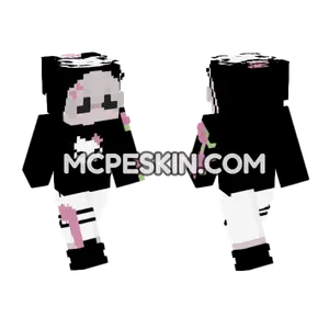 Miniku Bunny Girl Minecraft Bedrock skin