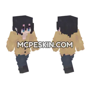 Miyamura Minecraft Bedrock skin