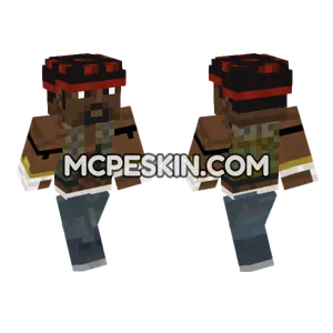 Modern Pirate Minecraft Bedrock skin