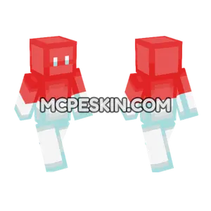 Monaco Red Outfit Minecraft Bedrock skin