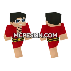 Monkey D Luffy Skin Minecraft Bedrock skin