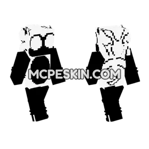 Mono Bw V2 Minecraft Bedrock skin