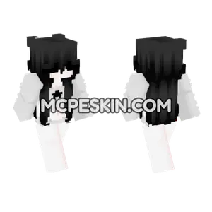 Monochrome Anime Girl