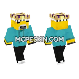 Moobloom Crown Minecraft Bedrock skin