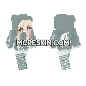 Moon Hoodie Minecraft Bedrock skin