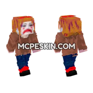 Morose Clown Outfit Minecraft Bedrock skin