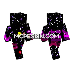 Mr Galaxy Man Minecraft Bedrock skin