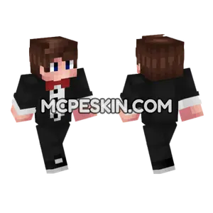 Mrdomi Tuxedo Skin Minecraft Bedrock skin