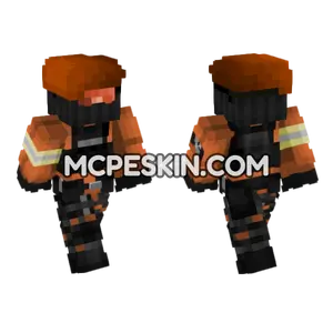 Mtf Epsilon 11 Commando Minecraft Bedrock skin