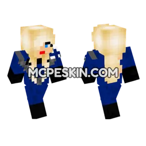 Mujer Invisible Minecraft Bedrock skin