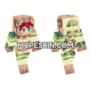 Mummy Skin Minecraft Bedrock skin