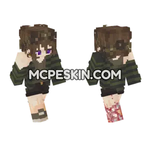 Mystic Amethyst Hair Minecraft Bedrock skin