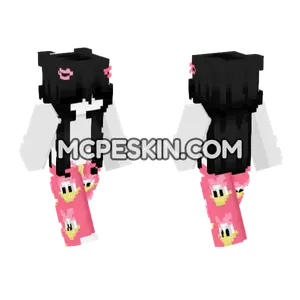 Nanasj Pink Daisy Outfit Minecraft Bedrock skin