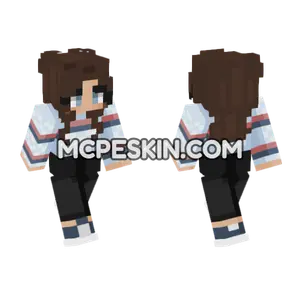 Nancy Season 1 Minecraft Bedrock skin