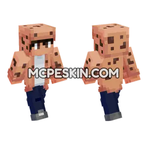 Naparizel Blue Overalls Minecraft Bedrock skin