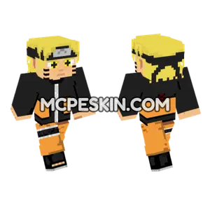 Naruto Six Paths Sage Eyes Minecraft Bedrock skin