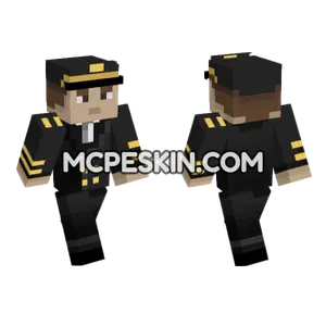 Navy Officer Minecraft Bedrock skin