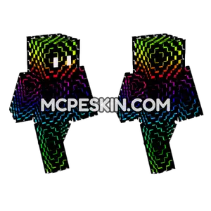 Neon 2 Minecraft Bedrock skin