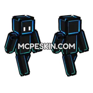 Neon Checkered Skin Minecraft Bedrock skin