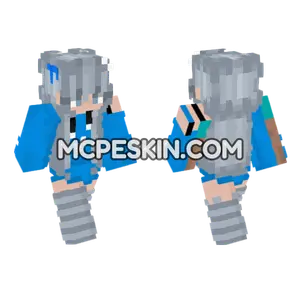 Neon Gamer New 3 Minecraft Bedrock skin