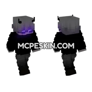 Neon Man Minecraft Bedrock skin