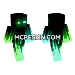 Neon Matriz Minecraft Bedrock skin