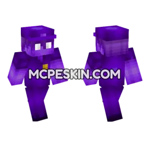 Neon Purple PVP Skin Minecraft Bedrock skin