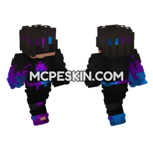 Neon Pvp Skin 5 Minecraft Bedrock skin