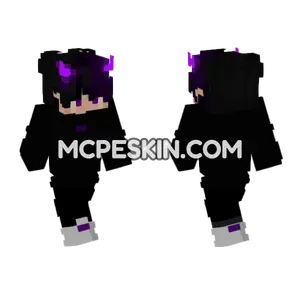 Neon PvP Skin 9 Minecraft Bedrock skin