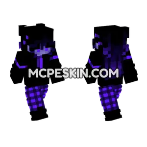 Neon Squad New 2 Minecraft Bedrock skin