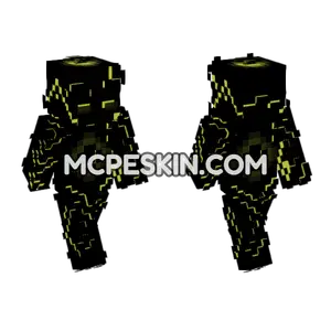 Neon Squad Skin 10 Minecraft Bedrock skin