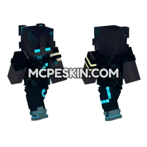 Neon Squad Skin 12 Minecraft Bedrock skin