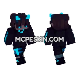 Neon Squad Skin 5 Minecraft Bedrock skin