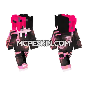 Neon Squad Skin 9 Minecraft Bedrock skin