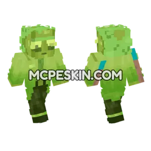 Neon Toxic Skin 5 Minecraft Bedrock skin
