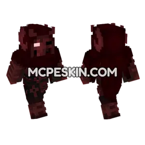 Nether Guardian Minecraft Bedrock skin