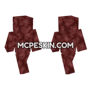 Netherrack Skin Minecraft Bedrock skin