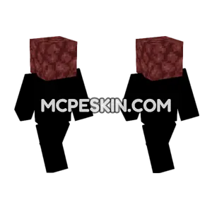 Netherrack Skin Minecraft Bedrock skin