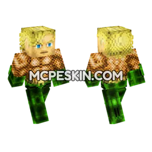 New 52 Aquaman Minecraft Bedrock skin