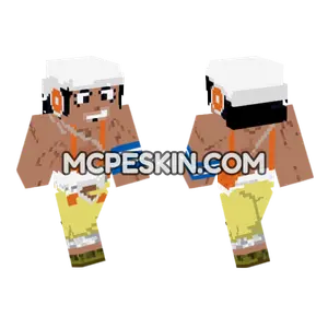 New World Usopp Minecraft Bedrock skin