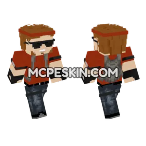Newbie Pixel Gun 3D Minecraft Bedrock skin