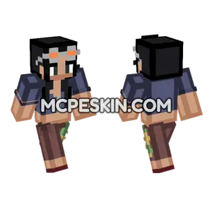 Nico Robin Minecraft Bedrock skin