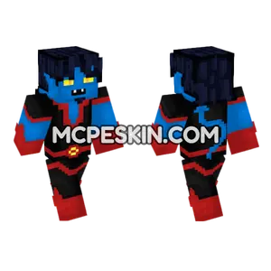 Nightcrawler Custom Design Minecraft Bedrock skin